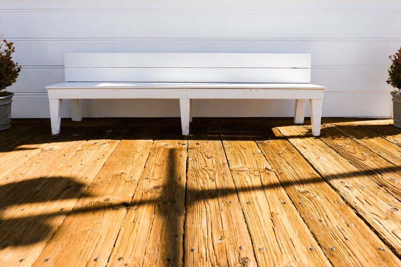 wooden deck
