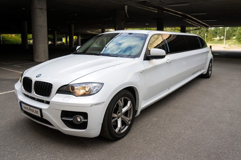White limousine