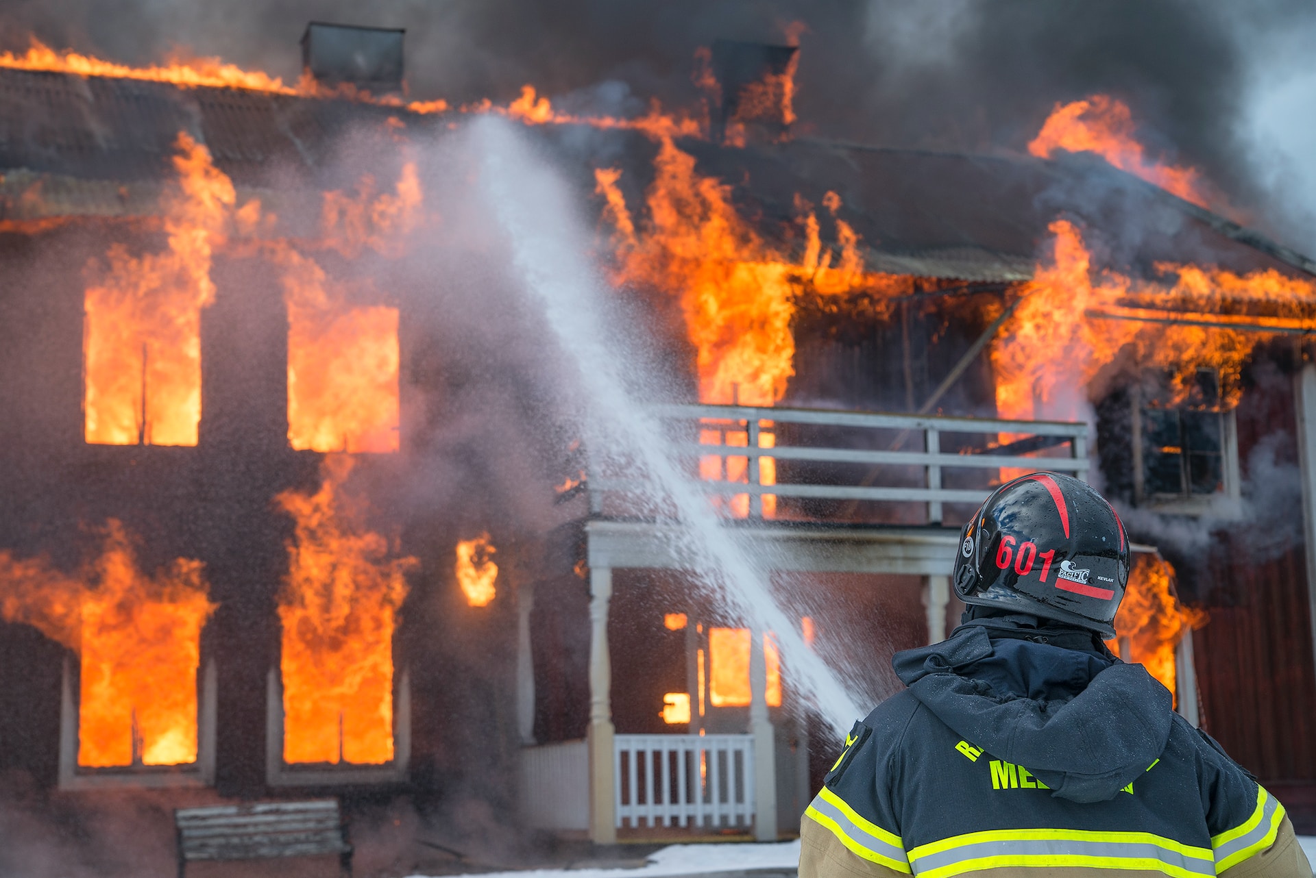 fire-damaged homes
